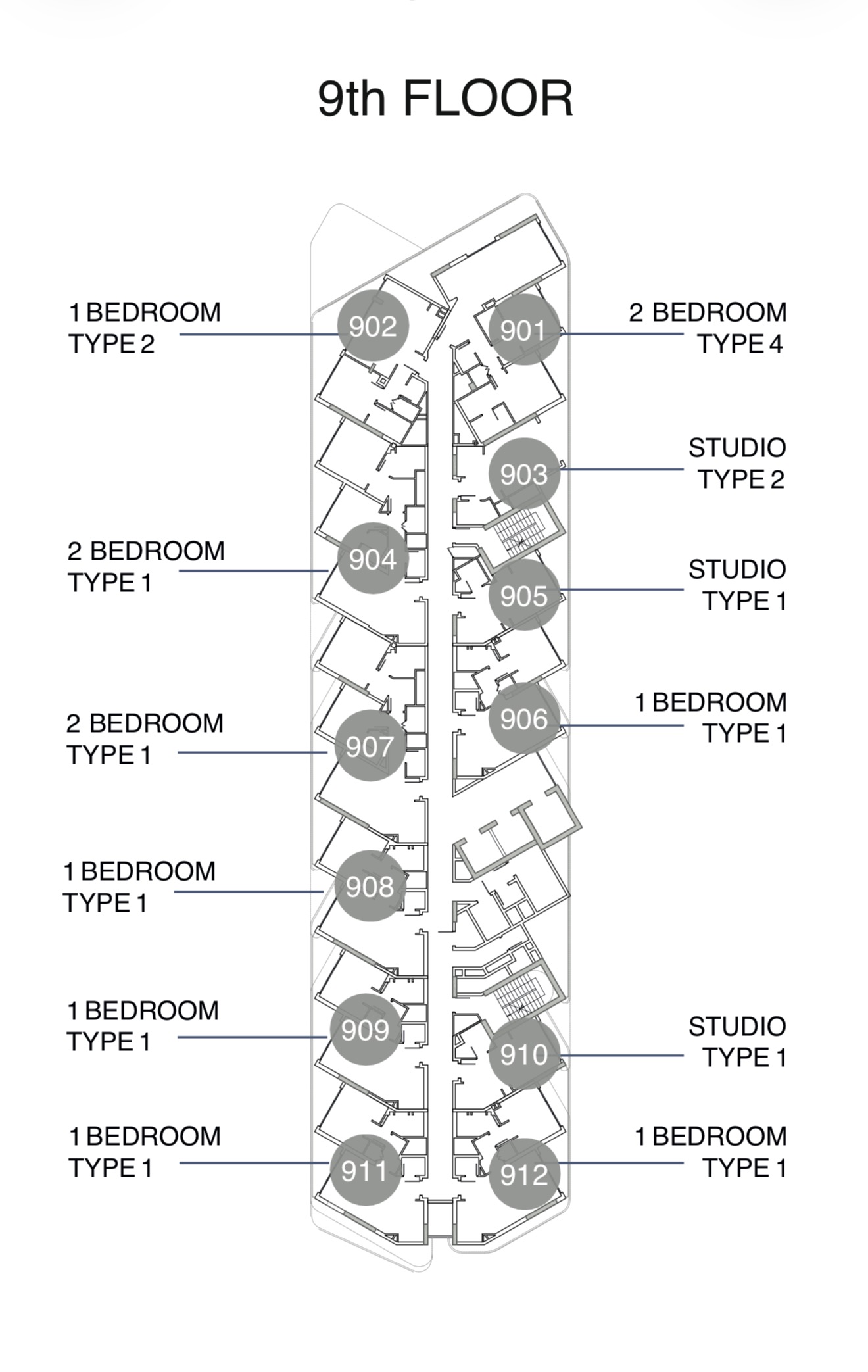Bay Views Full Floor Layout — Hayat Island