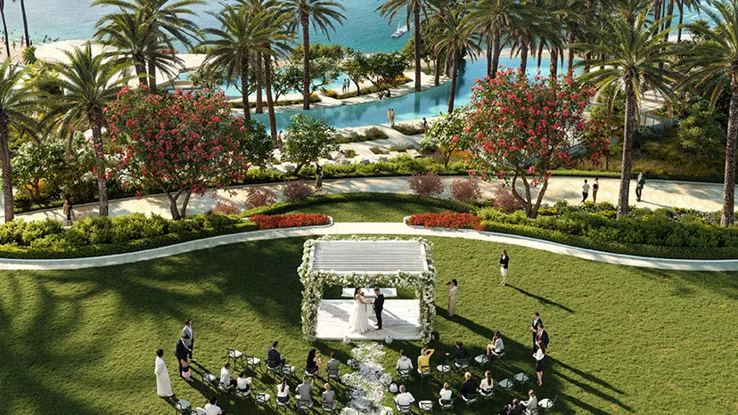 Wynn Al Marjan Island events and celebrations centre, render